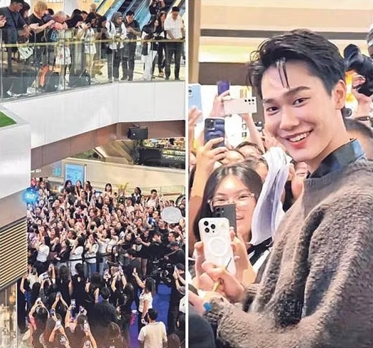 泰国新闻：泰版“花泽类”Dew魅力席卷新加坡，粉丝热情如潮共赴商场盛宴